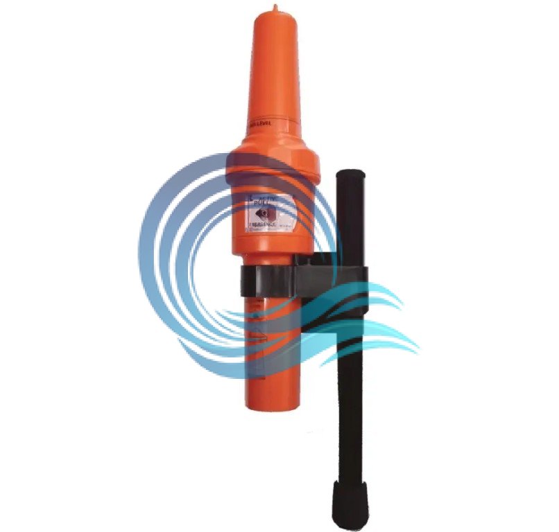 Samyung SAR-16, AIS SART, frequency 161.975MHz , 162.025MHz, date rate 9,600bps, output 1W EIRP, operating life 96 hours, battery life 5 years (Lithium battery).