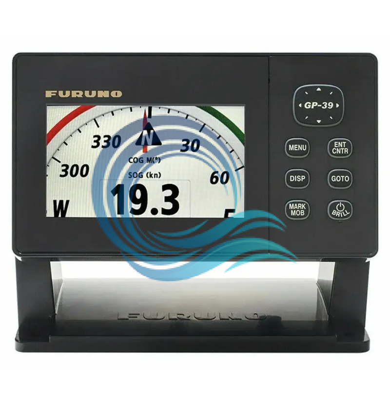 Furuno GP-39 – GPS dengan layar 4,2 inci, 3.000 titik jejak (track points), 10.000 titik tujuan (waypoints), dan 100 rute perjalanan, waterproof, IP55/IP56.